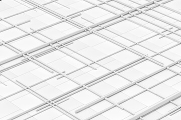 Abstract white 3d background