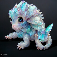 crystal baby dragon