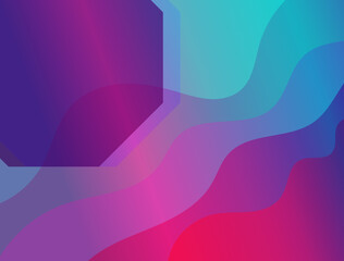 Simple Abstract Gradient Colored Geometric Background Can be Used as Technology Background