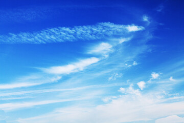 Background, wallpaper for designers, The vast blue sky and clouds sky
