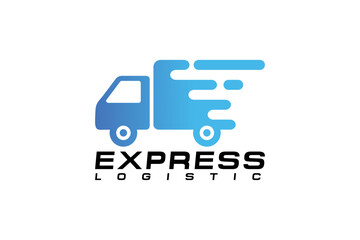 Delivery Truck service icon vector. Transportation sign