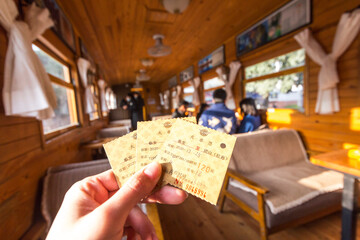 ancient train in yunnan China