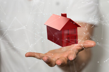 using futuristic interface of smart home automation iot