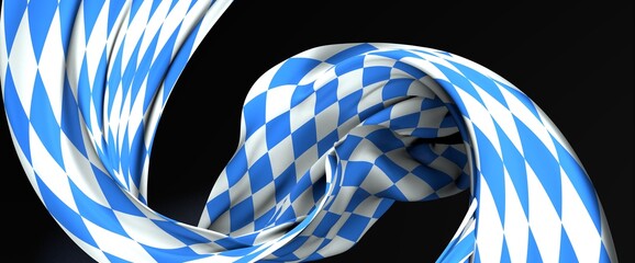 Fototapeta premium bavaria flag oktoberfest blue and white