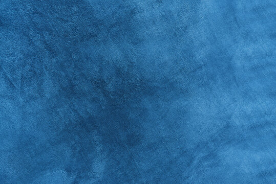 Soft Smooth Blue Plush Fleece. Velvet Texture Background. Synthetic Fur Texture Blanket Pattern.