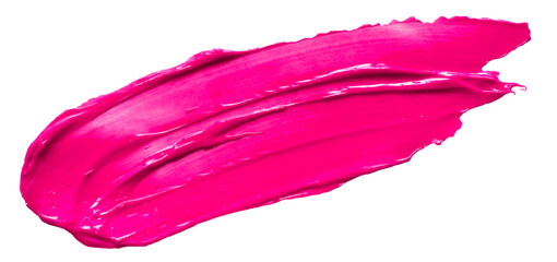 Pink glossy acrylic paint brush stroke for Your art design - 529515360