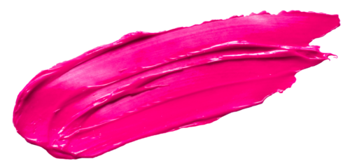 Pink glossy acrylic paint brush stroke for Your art design
