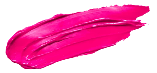 Fototapeten Pink glossy acrylic paint brush stroke for Your art design © evgeniya_m