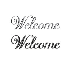 beautiful Welcome design.