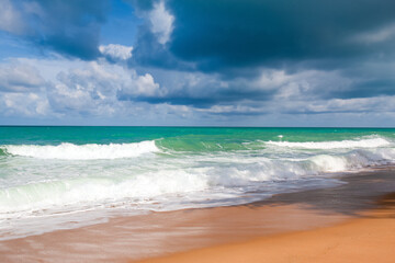 Beautiful landscape of the Indian Ocean coast