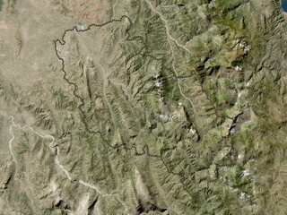 Berat, Albania. Low-res satellite. No legend