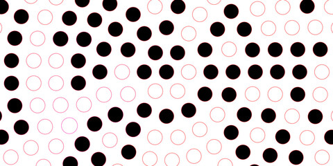 Dark Pink, Red vector pattern with spheres.