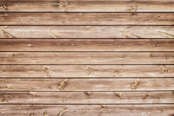 Obraz premium Wooden texture of old scratched boards, background.