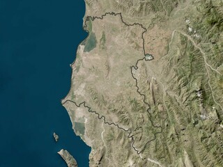 Fier, Albania. Low-res satellite. No legend