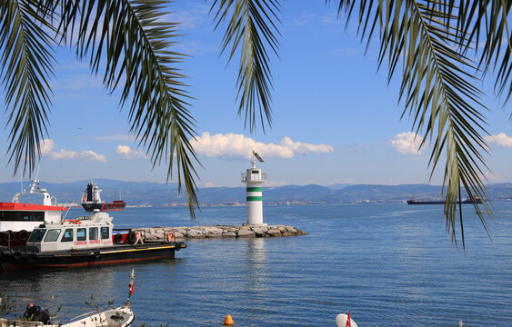 A view from Eskihisar in sunny day Gebze, Kocaeli, Turkey.