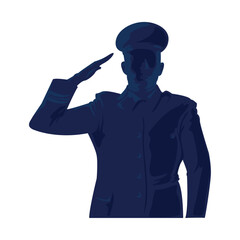 soldier saluting design