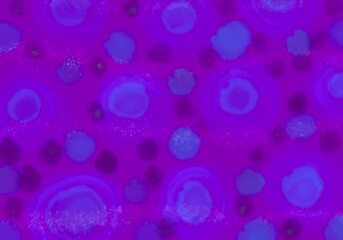 Watercolor circle polka dots background for wrapping paper and fabrics and kids notebooks and accessories