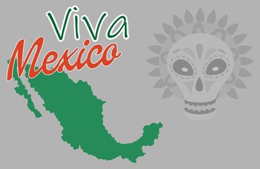background mexico independence birthday celebration