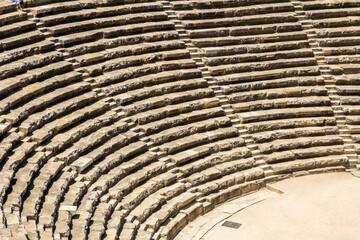 Belkiz - Antalya, Turkey, Roman amphitheater of Aspendos, 