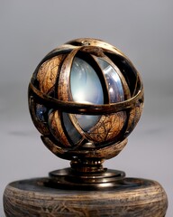 Armillary Sphere Mechanical Astrology Device - obrazy, fototapety, plakaty