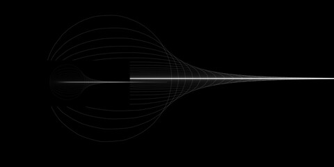 Fototapeta premium black and white target