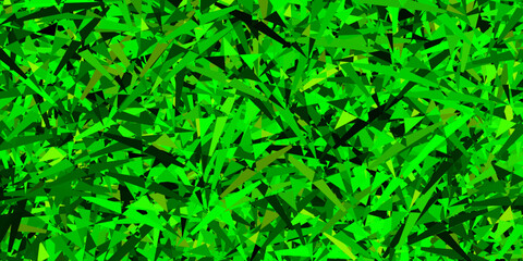 Light green, yellow vector layout with triangle forms.
