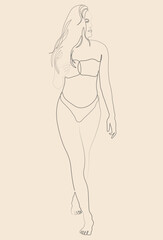 women face line art outline art potrait