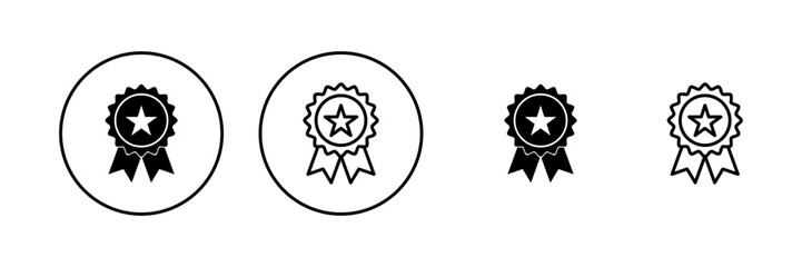Badge icon vector. Awards icon vector. Achieve sign and symbols
