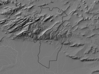 Fototapeta premium Khenchela, Algeria. Bilevel. No legend