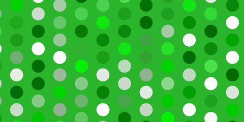 Light green vector texture with disks.