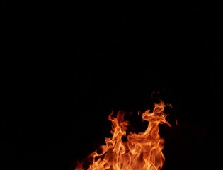 fire in the dark