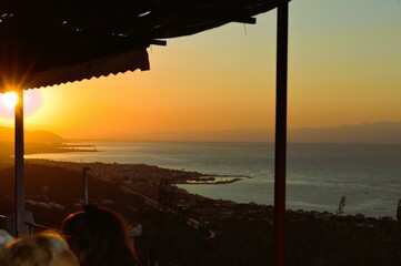 Sunset of Ocean View from Balcony 