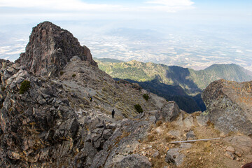 Nevado de Colima Volcano, national park located in Ciudad Guzman, Jalisco, Mexico.