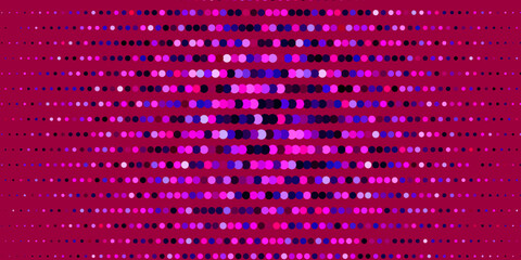 Dark Purple, Pink vector background with circles.