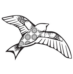 Obraz premium illustration of a bird
