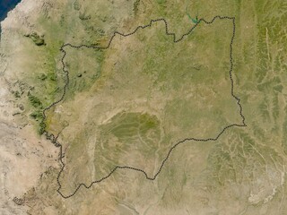 Huila, Angola. Low-res satellite. No legend © Yarr65