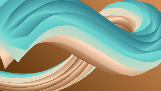 Dynamic fluid gradient. Abstract background with calm colors