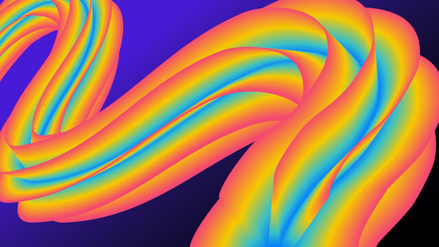 Dynamic fluid gradient. Abstract background with colorful gradient