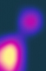 Modern Gradient Abstract Poster Layout with Retro TrippyTexture
