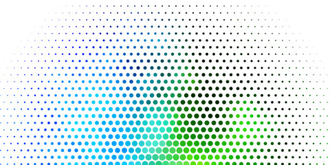 Light Blue, Green vector background with spots.
