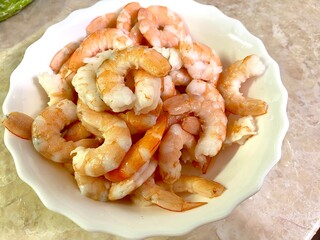 fried shrimp with garlic