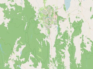 Australian Capital Territory, Australia. OSM. No legend