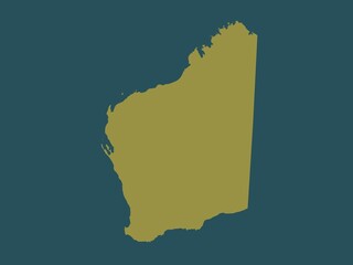 Obraz premium Western Australia, Australia. Solid. No legend