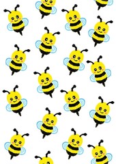 Illustration - drawing Bee cartoon