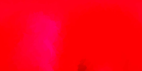 Light pink, red vector gradient polygon design.