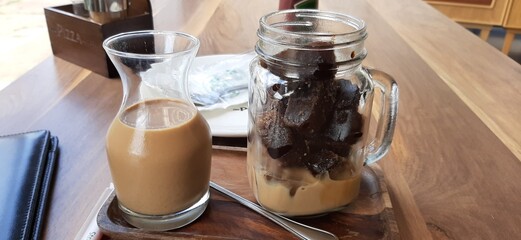 breakfast with coffee