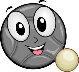 Mascot Boules Illustration