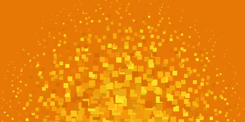 Light Orange vector pattern in square style.