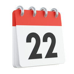 31 on 3D render of calendar