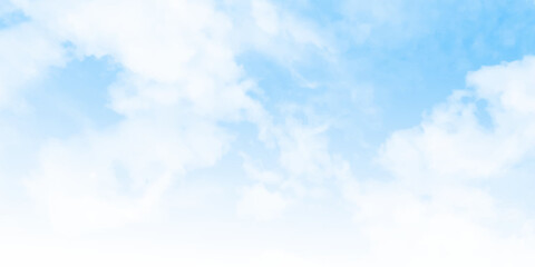 Obraz na płótnie Canvas blue sky with white, soft clouds. blue sky with beautiful natural white clouds